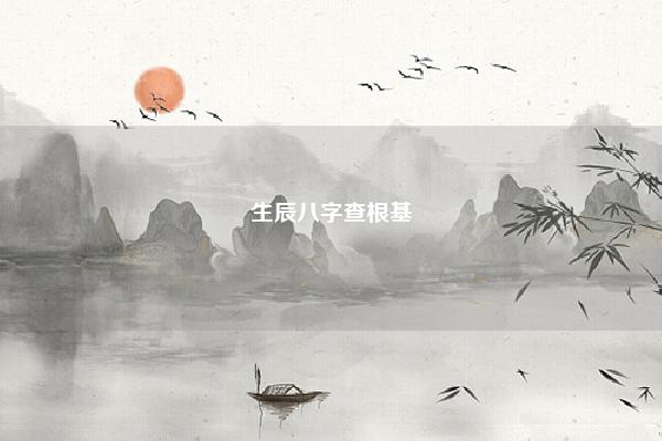 生辰八字查根基,生辰八字查花根 易学 第1张 生辰八字查根基,生辰八字查花根 易学 第1张